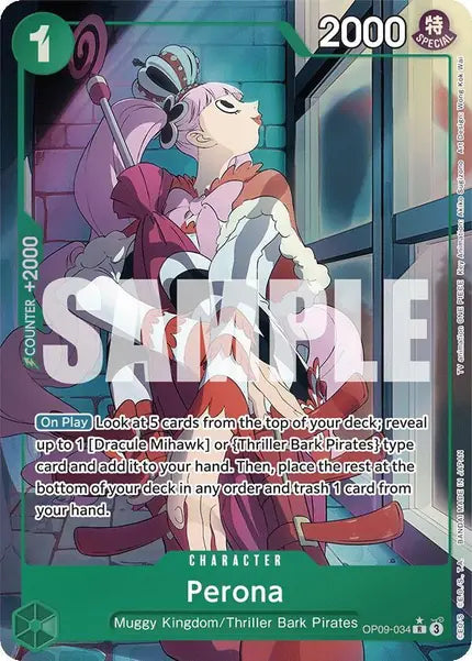 One Piece Card Game: Perona (Parallel) (OP09-034)