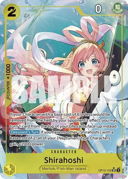 One Piece Card Game: Shirahoshi (Alternate Art) (OP12-102)