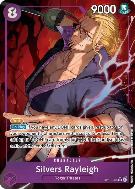 One Piece Card Game: Silvers Rayleigh (Alternate Art) (OP13-066)