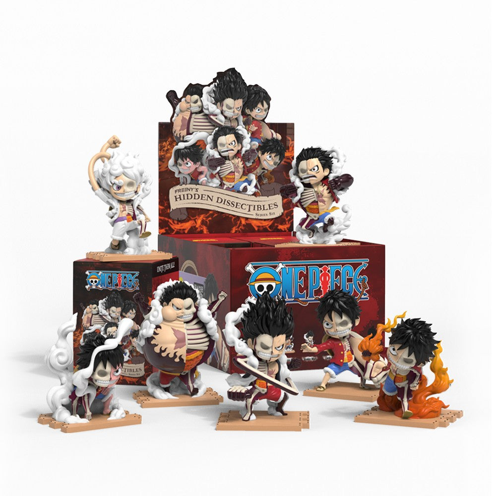 Mighty Jaxx: Freeny's Hidden Dissectibles – One Piece (Luffy's Gears Edition) Display — main product image