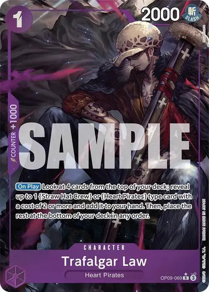 One Piece Card Game: Trafalgar Law (Parallel) (OP09-069)