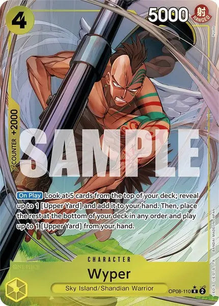 One Piece Card Game: Wyper (Parallel) (OP08-110)