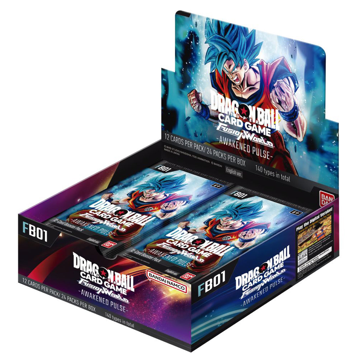 Dragon Ball Super Card Game Fusion World Booster Box Awakened Pulse FB ...